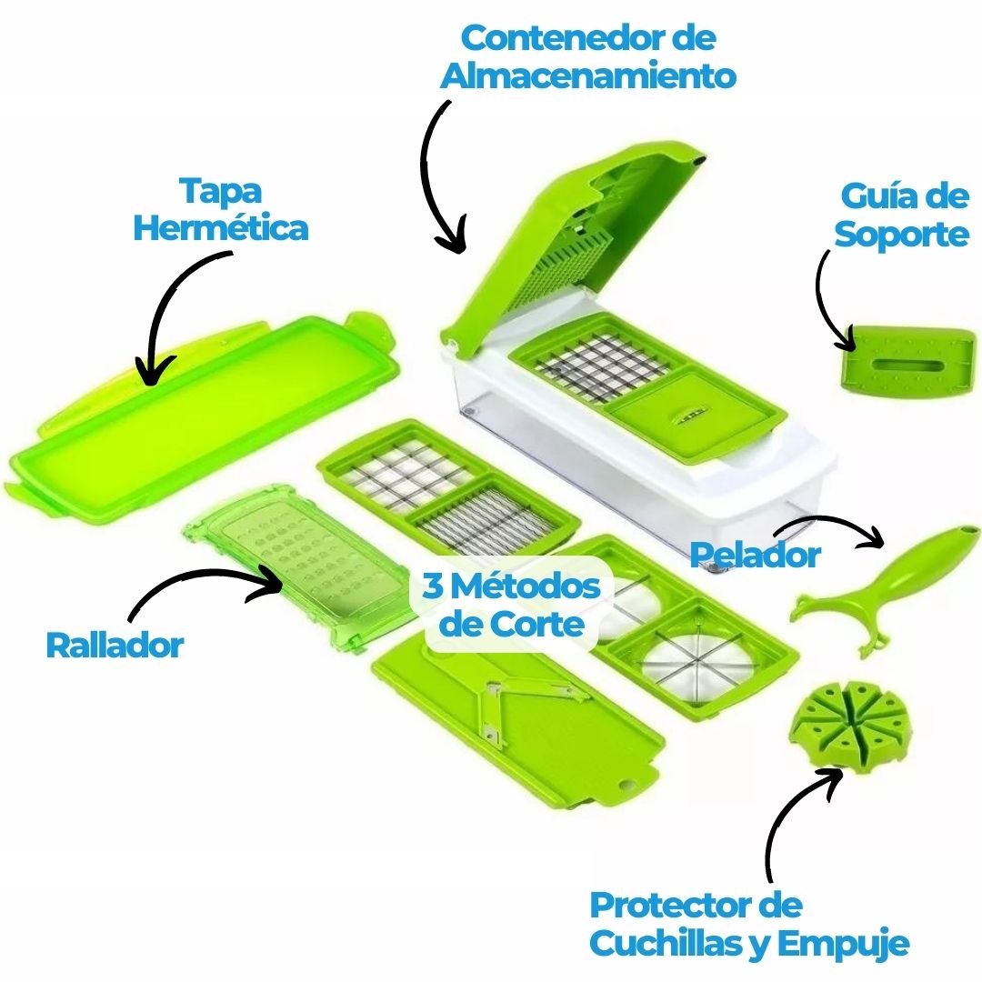 CORTADOR DE VEGETALES NICER DICER PLUS 11 PIEZAS