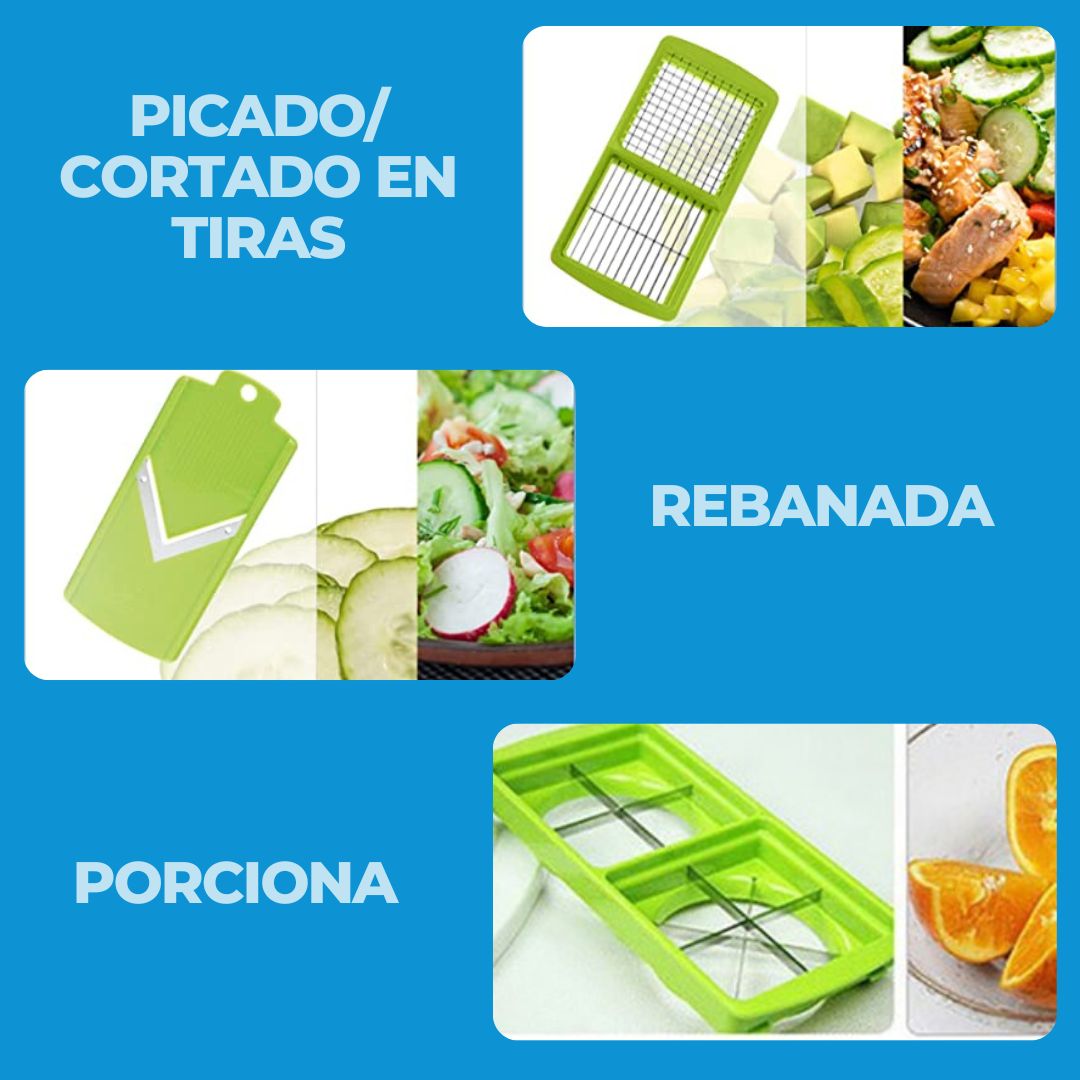 CORTADOR DE VEGETALES NICER DICER PLUS 11 PIEZAS