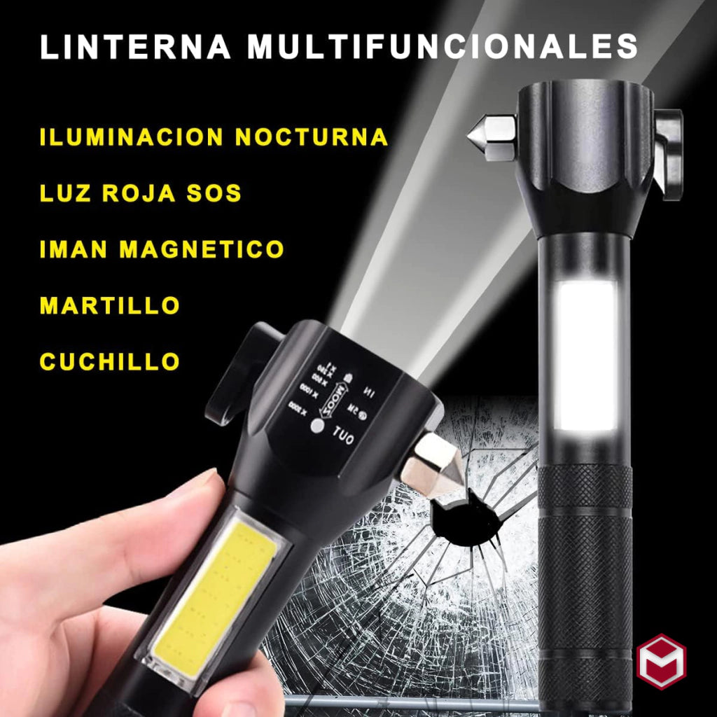 Linterna Táctica LED 10 en 1