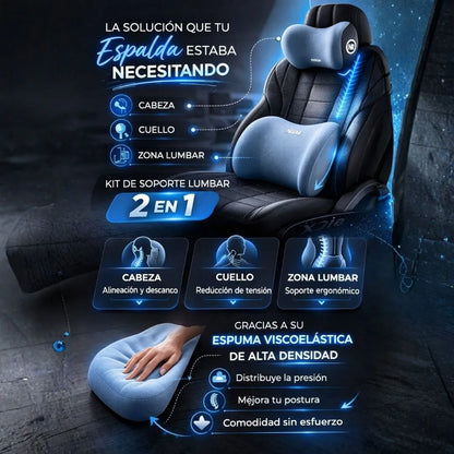 Kit de Soporte Lumbar 2 en 1