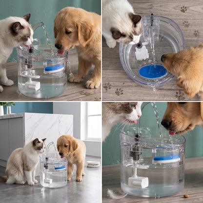 FUENTE DE AGUA PARA MASCOTAS + CEPILLO A VAPOR DE REGALO