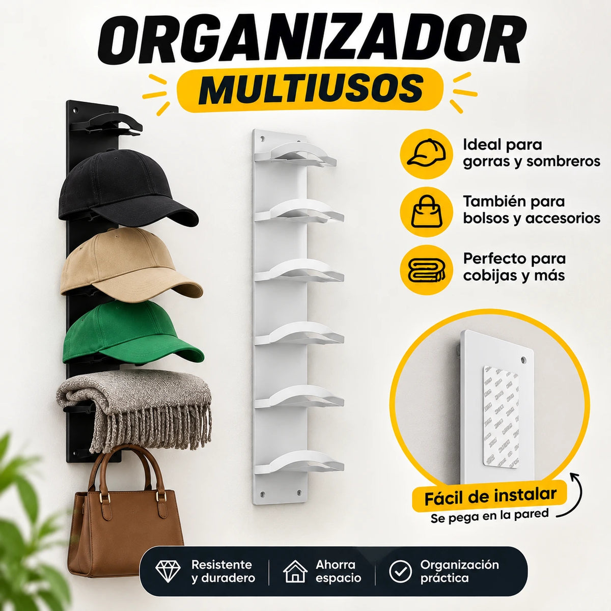 ORGANIZADOR DE GORRAS OFERTA 2 X 1