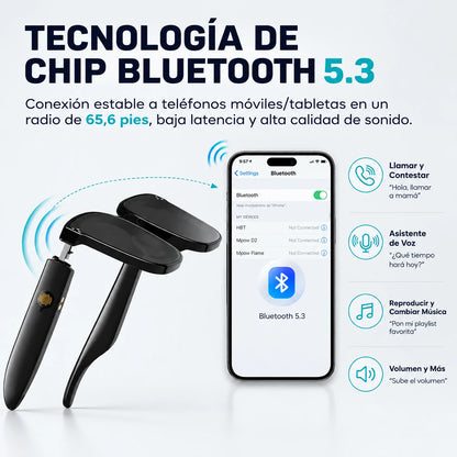 SunBlack Gafas Inteligentes con IA | Escucha Música y Responde Llamadas