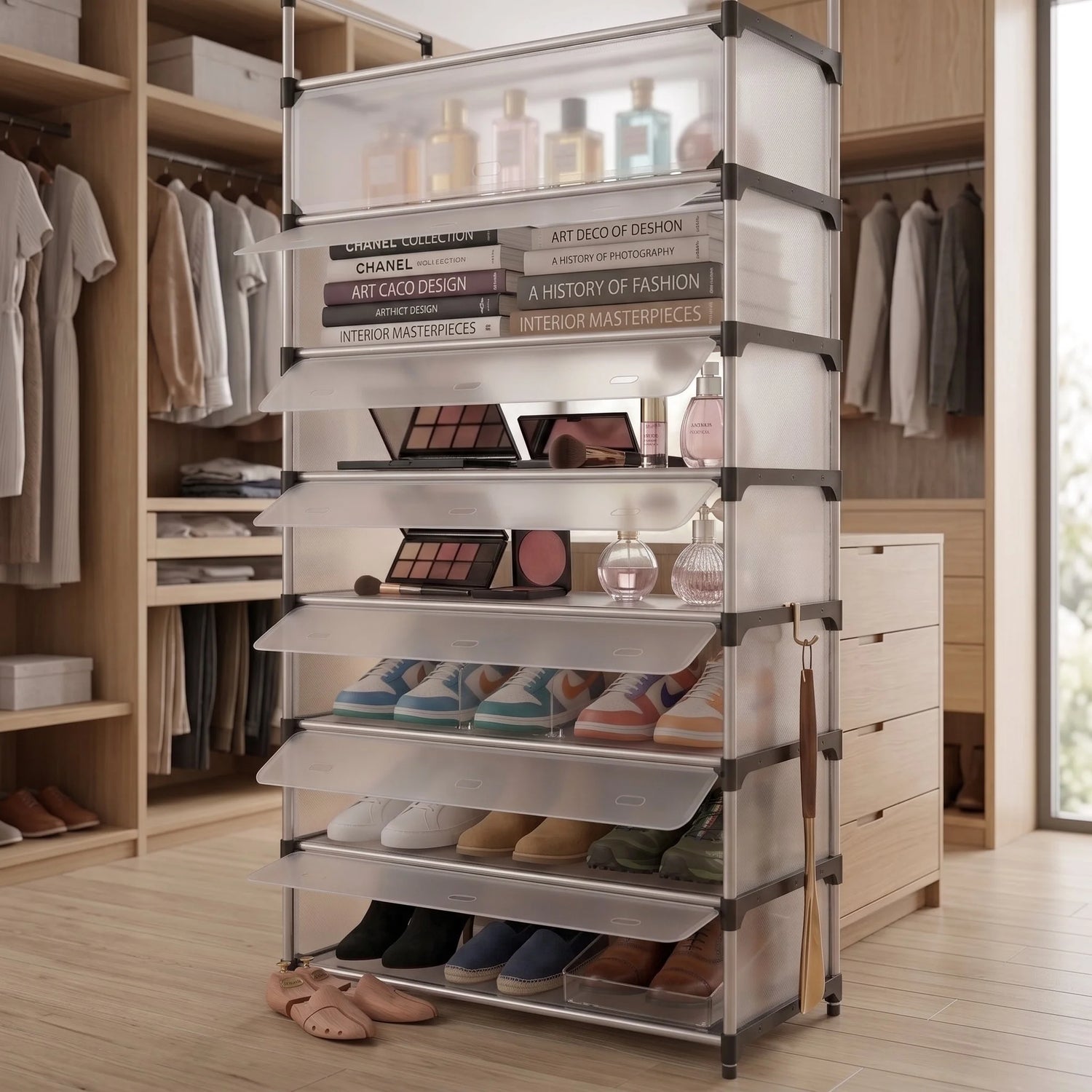 Organizador de zapatos, modo de uso WebP